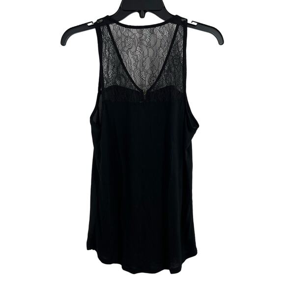 Express Tank Size Small Black Lace Zip Detail - Picture 3 of 5
